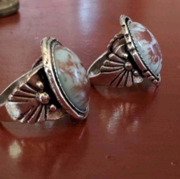 New turquoise colored rings size 5 and 8 available - Picture 3 of 5